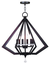 Livex Lighting 50666-07 - 6 Light Bronze Chandelier