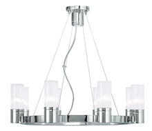 Livex Lighting 50698-05 - 8 Light Polished Chrome Chandelier