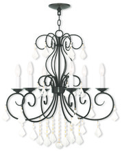 Livex Lighting 50766-92 - 6 Light English Bronze Chandelier