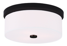 Livex Lighting 50863-07 - 2 Light Bronze Ceiling Mount