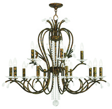 Livex Lighting 51009-71 - 10 Light + 5 Light VBR Chandelier