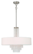  51034-91 - 5 Light Brushed Nickel Chandelier