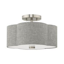  51362-91 - 2 Lt Brushed Nickel Ceiling Mount