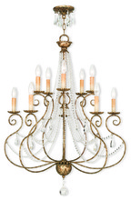 Livex Lighting 51909-36 - 5 Light + 5 Light EB Chandelier