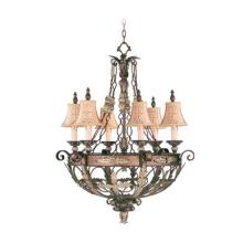 Livex Lighting 8846-64 - 6 Light PBZ Chandelier