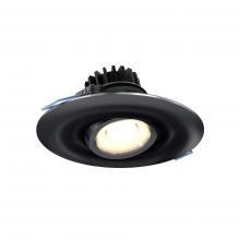 DALS Lighting LEDDOWNG4-BK - Black 4 Inch Round Recessed LED Gimbal Light