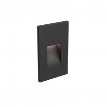 DALS Lighting LEDSTEP002D-BK - Black Recessed Vertical LED Step Light