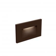 DALS Lighting LEDSTEP005D-BR - Bronze Recessed Horizontal LED Step Light