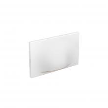 DALS Lighting LEDSTEP006D-WH - White Recessed Horizontal LED Step Light