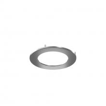 DALS Lighting REC-PT4-SN - White 4&#34; Recessed add-on trim in Satin Nickel