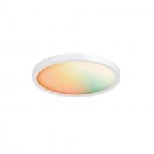 DALS Lighting SM-FM14WH - White 14 Inch Smart RGB+CCT Flush Mount