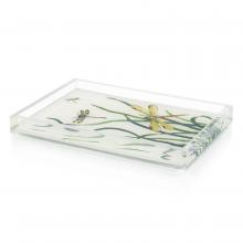 John-Richard JRA-12063 - Springtime Tray, White, Green, 12&34;W JRA-12063