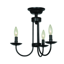 Artcraft AC1783EB - Wrought Iron AC1783EB Flush Mount