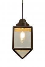 Besa Lighting 1JC-BRAVOBR-EDIL-BR - Besa, Bravo Cord Pendant, Bronze/Gold Bubble, Bronze Finish, 1x5W LED Filament