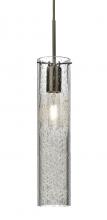 Besa Lighting 1JT-JUNI16CL-BR - Besa, Juni 16 Cord Pendant, Clear Bubble, Bronze, 1x60W Medium Base