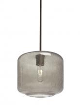 Besa Lighting 1TT-NILES10SM-BR - Besa Niles 10 Pendant, Smoke Bubble, Bronze Finish, 1x60W Medium Base T10