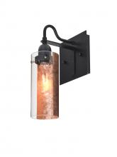 Besa Lighting 1WG-DUKECF-BK - Besa Duke Wall, Copper Foil, Black Finish, 1x60W Medium Base