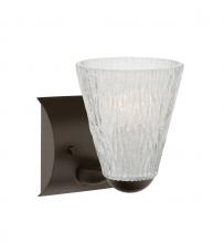 Besa Lighting 1WZ-NICO5GL-LED-BR - Nico 5 Wall, Glitter Stone, Bronze Finish, 1x9W LED