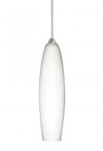 Besa Lighting 1XT-439507-LED-SN - Besa Pendant Zumi Satin Nickel Opal Matte 1x5W LED