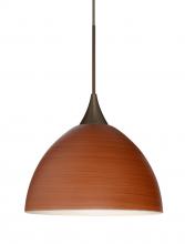 Besa Lighting 1XT-4679CH-BR-L - Besa Pendant Brella Bronze Cherry 1x50W Halogen, 15Ft. Cord