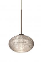 Besa Lighting 1XT-5612GL-BR - Besa Pendant Lasso Bronze Glitter 1x50W Halogen