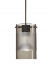 Besa Lighting 1XT-6524ES-BR-L - Besa Pendant Scope Bronze Smoke/Frost 1x50W Halogen Mr16, 15Ft. Cord