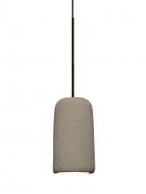 Besa Lighting 1XT-GLIDETN-LED-BR - Besa Glide Cord Pendant, Tan, Bronze Finish, 1x2W LED