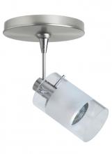 Besa Lighting 1SP-6524EC-LED-SN - Besa Scope Spotlight 1Sp Clear/Frost Satin Nickel 1x7W LED Mr16