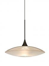 Besa Lighting 1XP-6294GD-BR - Besa Pendant Spazio Bronze Gold/Frost 1x50W Halogen