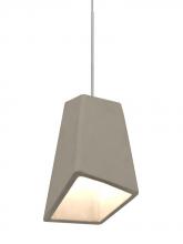 Besa Lighting 1XP-SKIPTN-LED-SN - Besa Skip Cord Pendant, Tan, Satin Nickel Finish, 1x9W LED