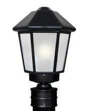 Besa Lighting 327257-POST-FR - Costaluz 3272 Series Post Black 1x75W A19