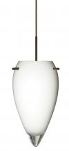 Besa Lighting J-412506-BR - Besa Juli Pendant For Multiport Canopy Bronze Opal Glossy 1x100W Medium Base