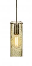 Besa Lighting J-JUNI10GD-EDIL-BR - Besa, Juni 10 Pendant For Multiport Canopy, Gold Bubble, Bronze, 1x4W LED Filament