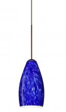 Besa Lighting RXP-719886-BR - Besa Pendant Karli Bronze Blue Cloud 1x50W Halogen