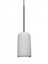 Besa Lighting RXP-GLIDENA-LED-BR - Besa Glide Cord Pendant, Natural, Bronze Finish, 1x2W LED