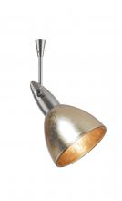 Besa Lighting SP-1758GF-06-SN - Besa Spotlight With 6&#34; Stem Divi Satin Nickel Gold Foil 1x50W Halogen Mr16