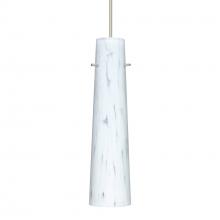 Besa Lighting X-567419-SN-277-DIM010 - Besa Camino Pendant for Multiport Canopy Satin Nickel Carrera 1x50W Halogen, 277V, 0-10V D