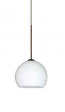  XP-565807-BR - Besa Pendant Palla 5 Bronze Opal Matte 1x50W Halogen