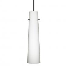 Besa Lighting XP-567407-LED-BK-L - Besa Camino Pendant Black Opal Matte 1x50W Halogen, 15Ft. Cord