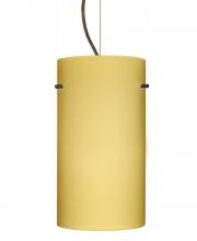 Besa Lighting 1KX-4120VM-LED-BR - Besa Tondo 12 LED Pendant Vanilla Matte Bronze 1x10W GU24 LED