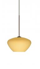 Besa Lighting 1XP-5410VM-BR - Besa Pendant Peri Bronze Vanilla Matte 1x50W Halogen