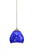  RXP-560586-SN - Besa Pendant Tay Tay Satin Nickel Blue Cloud 1x50W Halogen