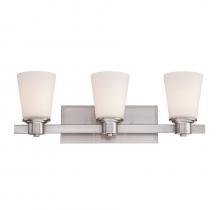 Savoy House 8-1080-3-SN - Fontaine 3-Light Bathroom Vanity Light in Satin Nickel