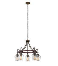 Kalco 508770BS - Allegheny 5 Light Chandelier