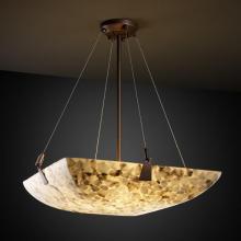 Justice Design Group ALR-9644-25-DBRZ-LED-6000 - 36&#34; Pendant Bowl w/ Tapered Clips