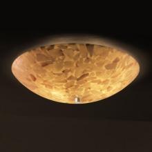 Justice Design Group ALR-9672-25-NCKL-LED-5000 - 24&#34; Semi-Flush Bowl w/ Fluorescent Lamping