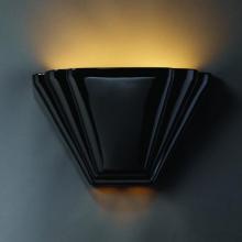 Justice Design Group CER-2700-BLK-LED-2000 - Wall Sconce