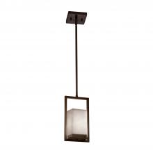 Justice Design Group CLD-7515W-DBRZ - Laguna 1-Light LED Outdoor Mini-Pendant