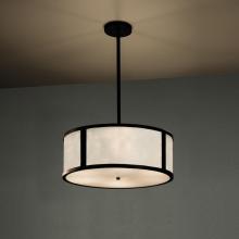 Justice Design Group CLD-9541-DBRZ - Tribeca 18&#34; Drum Pendant