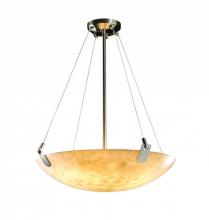 Justice Design Group CLD-9622-25-NCKL-LED-5000 - 24&#34; Pendant Bowl w/ U-Clips